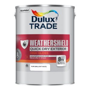 Dulux Trade Weathershield Q/Dry Gloss PBW 1L