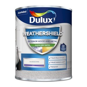 Dulux Weathershield Q/D Satin PBW 750ML