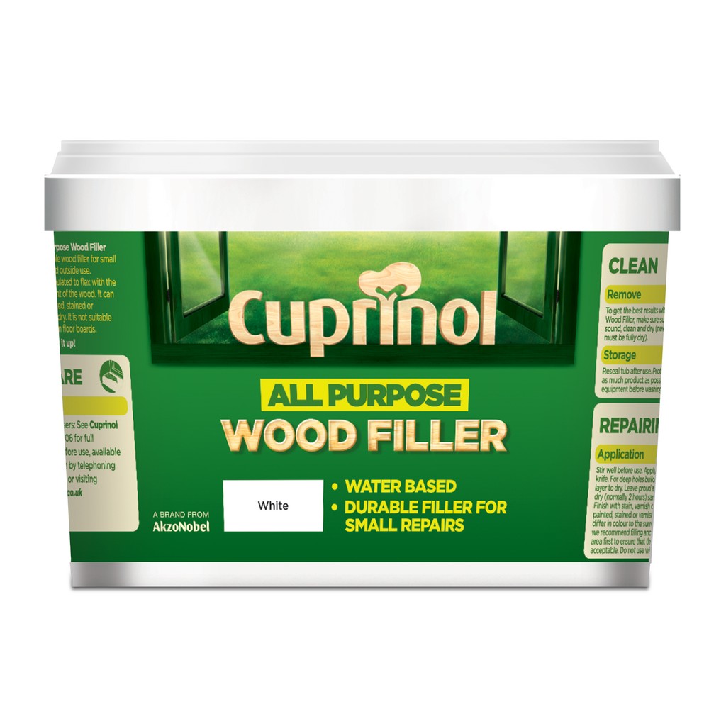 Cuprinol All Purpose Wood Filler White 250ml