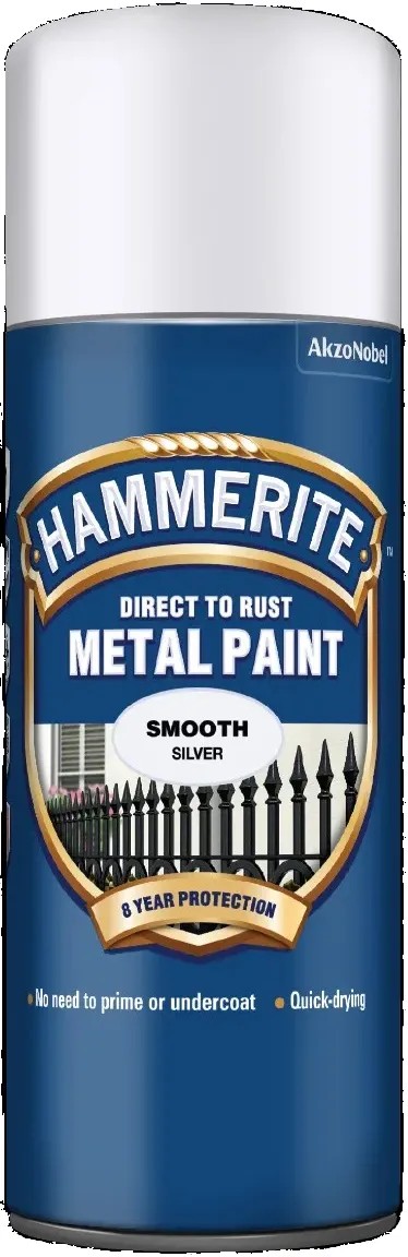 Direct to Rust Smooth Finish Aerosol Silver