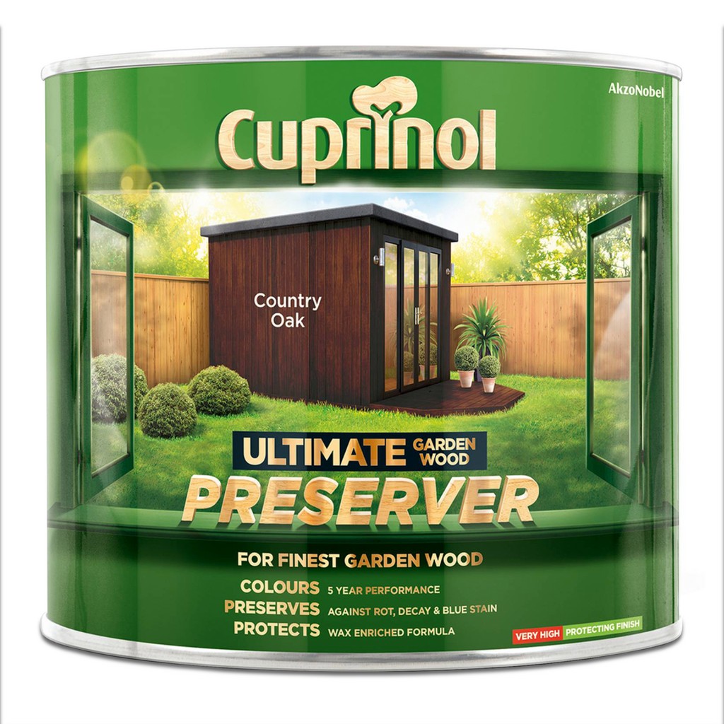 Cuprinol Garden Wood Preserver Country Oak 1L