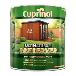 Cuprinol Ultimate Garden Wood Preserver Red Cedar 4L