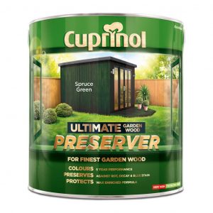 Cuprinol Ultimate Garden Wood Preserver Spruce Green 4L