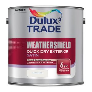 Dulux Trade W/Shield Q/D Ext. Satin PBW 2.5L